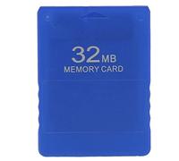 BAFOVY 32MB Carte Mémoire Haute Vitesse Stockage Externe de Données pour Console de Jeu Compatible avec Toutes les Versions Slim et Standard FMCB1.966 Plug & Play (BLUE)