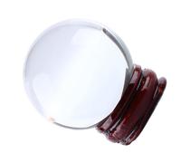 BAFOVY 40 Mm Clear Quartz Crystal Ball Sphere Feng Shui Ornement Décoratif pour la Maison de Noël et Pratique de Méditation