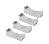 BAFOVY 4Pcs Porte-baguettes en Acier Inoxydable, Support de Couverts en Forme de Bateau avec Lisse pour Maison Restaurant Mariage Fête