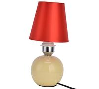 BAFOVY 6PCS Abat-jour E14, Abat-jour en Tissu pour Lampe de Table ou Plafonnier, avec une Bonne Transmission Lumineuse et un Design Sécurisé, pour Chambre Salon Bureau Hôtel (Grand rouge PX150)