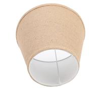 BAFOVY Abat-jour en Tissu pour Lampe de Table, Abat-jour élégant fabriqué à la Main pour éclairage E27 avec Broderie Délicate, Idéal pour une Chambre à Coucher et un Hôtel (Kaki)