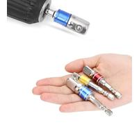 BAFOVY Adaptateur de Bits à Douille, Barres d'extension de Forage d'impact Tailles de jeu: 1/4 Pouces, 3/8 Pouces, 1/2 Fabriquées en Acier de Vanadium chromé Premium, Conception de Roulement à
