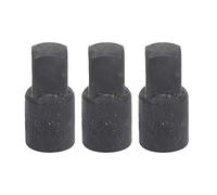 BAFOVY Adaptateur de Douille 3 Pièces Adaptateur de liquet en Acier à Haute Teneur en Carbone Outil de Conversion 3 8 à 1 2 avec Finition Lisse à Ajustement serré et Revêtement Anticorrosion