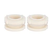 BAFOVY Adaptateur de Raccord de Cloison DN40, Performances Fiables, Installation Facile, Matériau Premium, Utilisation Polyvalente pour Les Réservoirs de Poisson, étang, Aquariums avec Fil G1-1/2