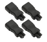 BAFOVY Adaptateur Secteur IEC320 C14 vers C5, Matériau en Cuivre, Prend en Charge Une Puissance de 2 500 W pour Les Applications Informatiques et UPS