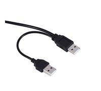 BAFOVY Adaptateur vers USB, Câble USB 2.0 Type-A 22 Broches vers pour Disque Dur et SSD de 2,5 Pouces, Plug and Play avec Indicateur LED, Idéal pour les Ordinateurs Portables et de Bureau