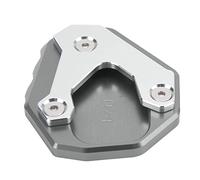 BAFOVY Agrandisseur de Béquille de Moto, Coussin d'extension de Béquille Latérale en Alliage d'aluminium pour CB500X 2019+, Offre un Stationnement Stable et une Assise Améliorée (GRAY)