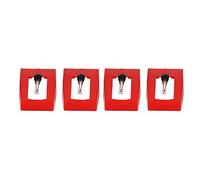 BAFOVY Aigne de Joueur Record de 4pcs, Conception de Céramique Conique, Excellente qualité Sonore, Construction Durable, compatibilité Polyvalente, Installation Facile, Aiguille Phonographe pour Ion