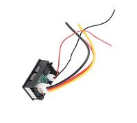 BAFOVY Ampèremètre de Tension DC 0 300 V, Ampèremètre de Tension Numérique ABS Double Affichage LED 0,28 Pouces, Plage de Courant 0 9,99 A, Protection contre l'inversion de polarité pour la