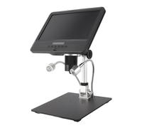 BAFOVY Andonstar AD208S Microscope Numérique ABS en Métal avec écran LCD 8,5 Pouces 1280 X 800 5X à 1200X Réglable 1080P pour Le Soudage, la Réparation électronique, l'inspection des Pièces de