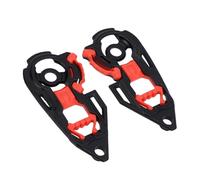 BAFOVY Base de Visière de Casque de Rechange pour AGV K1 K1S K3SV K5 K5S, 2 Pièces, Plaque de Base de Visière de Casque de Moto avec Mécanisme de Verrouillage Réglable, Matériel de