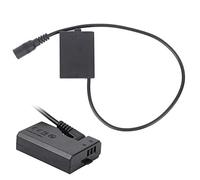 BAFOVY Batterie Factice DC vers ACK E10, Alimentation en Plastique avec Décodeur Complet, Durée de Prise de Vue Prolongée, pour Rebel T3 T5 T6 T7