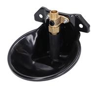 BAFOVY Bol d'eau de Mouton en Acier Inoxydable Bol à Boire Automatique pour l'interrupteur Tactile de Mouton Conception de Maintenance 7.1 Pouces Black Anti Drop