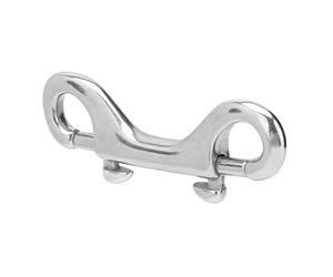 BAFOVY Bolt Snap Crochet à Double extrémité en Acier Inoxydable 316, Ouverture de 10 Mm, Poli Miroir, Clip à Dégagement Rapide pour Lignes Marines, Ceintures de Gréement, Cordes, Chaînes et Petits