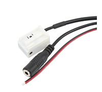 BAFOVY Câble Auxiliaire Bluetooth avec Microphone, Adaptateur Audio ABS pour W169 W245 W203 W209, Diffusion de Musique Facile à Partir d'appareils