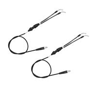 BAFOVY Câble D'accélérateur, Ensemble de Poignée D'accélérateur en Métal avec Bobine Noire pour Banshee 350 YFZ350 1987 2006 ATV Quad Go Kart