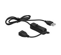 BAFOVY Câble d'extension de Commutateur USB Mâle vers Femelle USB 2.0 28AWG Silicone et Laiton 1M 4 Cœurs Contrôle d'alimentation pour Ventilateur Lumière LED Disque U Clavier Souris Imprimante