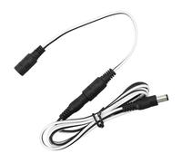 BAFOVY Câble d'extension Solaire DC vers DC, Câble d'extension 'Alimentation pour Panneau Solaire ABS avec Connecteur Mâle 5,5 à 2.1, Fil Flexible Plug and Play pour Connexion de Lumière LED de