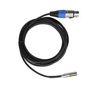 BAFOVY Câble Mini XLR 3 Broches Mâle vers 3 Broches Femelle, Métal ABS, qualité Sonore Haute fidélité pour Appareils Photo et Microphones Professionnels (1 m / 3,3 pieds)