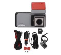 BAFOVY Caméra de Tableau de Bord à 3 Canaux, Caméra Intérieure Arrière Avant 1080P 720P avec Nocturne Grand Angle 170°, Enregistrement en Boucle, Surveillance du Stationnement,