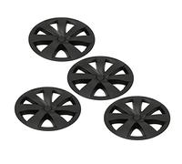 BAFOVY Capuchon de Moyeu de Roue 19 Pouces en ABS Noir Mat, 4 Pièces de Remplacement à Clipser pour Model Y 2020 2021 2022 2023 pour la Protection des Roues et Le Style Extérieur Sportif