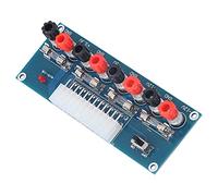 BAFOVY Carte d'alimentation ATX en stratifié plaqué Cuivre, Module d'alimentation ATX 24 Broches, 4 Sorties, Bornier avec Interrupteur et Fusibles 5 A pour Alimentation de Table, Utilisation sur