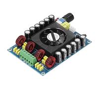 BAFOVY Carte d'amplificateur de Puissance Numérique Module d'amplificateur PCB TDA7498E 2 Canaux Stéréo 2 X 160 W DC12 à 24 V avec Inductance Audio et Dissipation Thermique pour les Utilisateurs