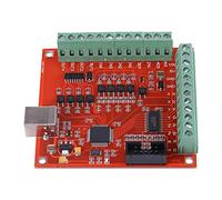BAFOVY Carte de Contrôleur CNC USB de Liaison 4 Axes, Contrôleur de Mouvement, Sortie 0-10V, Roue à Main électronique, Fréquence de 100 KHz, Interface Conviviale, Utilisation Efficace des Outils,