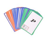 BAFOVY Cartes Flash Musicales, 54 Cartes Flash de Théorie Musicale Plastifiées Double Face avec Couleurs Vives et Gros Caractères, pour Le Chant à Vue et L'apprentissage de la