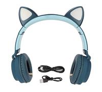 BAFOVY Casque de Jeu Cat Ear, Cache-oreilles Souples, Lumière LED, 5.0, Basses Profondes, Parfait pour les Enfants et les Joueurs (#12)