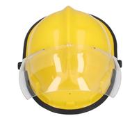 BAFOVY Casque de Sauvetage Casque de sécurité de Pompier avec Cape Ignifuge et écran Facial pour la Construction Minière, Les Navires Pétroliers, la Lutte Contre Les Incendies