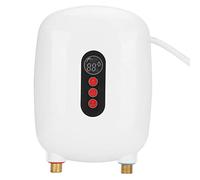 BAFOVY Chauffe-eau instantané, Chauffe-eau électrique sans Réservoir 6 500 W avec Corps Chauffant en Acier Inoxydable 304 et Affichage de la Température LED, 220 V pour Cuisine, Salle de Bain, Usage