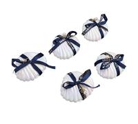 BAFOVY Coffret Coquillage pour Fête avec Bougie Parfumée, Lot de 6, pour