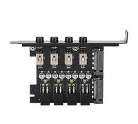 BAFOVY Commutateur d'alimentation HDD, Module de Contrôle Durable, 4 Ports, Efficace pour Les Ordinateurs de Bureau et la Gestion des Disques Durs