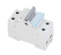 BAFOVY Commutateur de Transfert Manuel à Double Puissance, Commutateur de Transfert Manuel Ignifuge PC 1P 230VAC, Montage sur Rail DIN, Contacts Argentés, Protection contre les Surcharges pour (100A)
