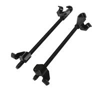 BAFOVY Compresseur de Ressort d'amortisseur 2 Pièces Compresseur de Ressort Hélicoïdal de 380 Mm avec Vis Forgée en Acier 45 et Mâchoires Solides pour la Réparation de Suspension de Moto de Voiture