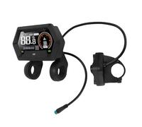 BAFOVY Compteur d'affichage LCD pour Vélo électrique Panneau de Commande à écran Couleur ABS Connecteur étanche à 5 Cœurs Protocole 2 Compatible pour Les Cyclistes de Scooter électrique de Vélo