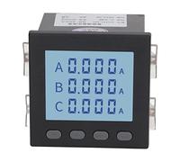 BAFOVY Compteur d'énergie Multifonctionnel ABS Compteur d'énergie Numérique AC220V 3 Phases Tension et Courant Affichage LCD 3 Fils 4 Fils pour Sous-stations Bâtiments 'automatisation de
