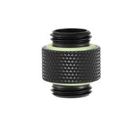 BAFOVY Connecteur d'Adaptateur d'adaptation en Métal G1 / 4 Métal, Adaptateur de Refroidissement à Eau Longue et Courte avec Anneau de Type épaississement (Style Standard en Soie)