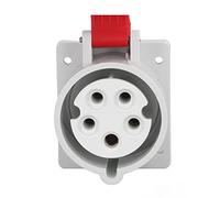 BAFOVY Connecteur d'alimentation en Laiton et Nylon à Prise Industrielle 32A 3P Plus E Plus N IP44 AC 220380V 240415V pour l'industrie Agricole, l'aéroport, le Quai, le Chemin de Fer, une