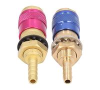 BAFOVY Connecteur Rapide en Laiton Portable pour la Torche de Soudage MIG TIG, Installation Simple, Sûre et sans Odor, Facile à Transporter, Application Large, Matériau en Laiton, 2 X Adaptateur, 2