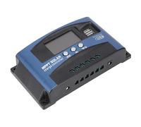 BAFOVY Contrôleur de Charge Solaire MPPT Régulateur de Panneau Photovoltaïque Chargeant un Lampadaire LED Industriel à Haute efficacité Paramètres de Décharge Réglables Double Protection contre le