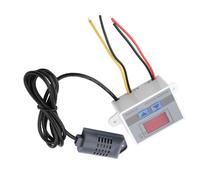 BAFOVY Contrôleur d'humidité Numérique, Sélection Multi-tension, Précision élevée de Mesure, Plage de Mesure Large, Fonctionnement Facile, 00% -99% RH, 12V / 24V / 220V, Contrôle, avec le Haut et