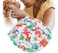 BAFOVY Couche de Bain Réutilisable, Couche de Bain Réglable Imperméable pour bébé avec Doublure en Maille Respirante, Maillot de Unisexe pour Nourrissons de 5 à 25 Kg, Essentiels de Piscine de Plage