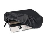 BAFOVY Couvercle de Gril Imperméable Couverture de Table pour Gril électrique de 22 Pouces avec Protection Anti-poussière en PVC 600D Noir