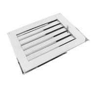 BAFOVY Couvercle de Ventilation à Perspectives à Perspectives, Panneau de Fenêtre de Ventilation de l'air en Acier Inoxydable Marin pour le RV Boat de Yacht, Efficace, Conception Réglable,
