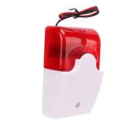 BAFOVY Couverture Large, Alarme de Lumière Sonore de Sirène 129 DB avec Basse Température et Résistance à la Chaleur, Résistance à l'impact, Bonne Isolation pour les Toilettes, les écoles, les (12V)