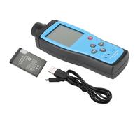 BAFOVY Détecteur d'oxygène AR8100, Compteur d'O2 Portable ABS, Plage de 0 à 30%, écran LCD rétroéclairé, Alarme Lumineuse Audio Rechargeable pour Usine, Maison, Bureau, Utilisation en Extérieur