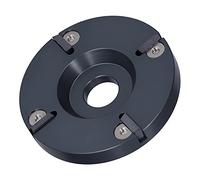 BAFOVY Disque de de Sabot, Sabot en Alliage d'aluminium avec 4 Lames en Alliage, Plaque de 10 Cm pour Moutons, Bovins, Chevaux, Soins des Sabots de Mulets et Utilisation de Broyeur