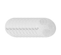 BAFOVY Disque de Ruche d'abeille, Conception Entièrement Réglable, Pack de 10, Acier Inoxydable, Installation Sûre, Accès à la Ruche Efficace, en Acier Inoxydable, Exclusion Reine, fermé avec